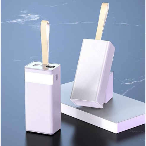 PYHO 보조배터리, 캠핑용 대용량 보조배터리, 슈퍼충전 기능과 LED 조명을 갖춘 보조배터리