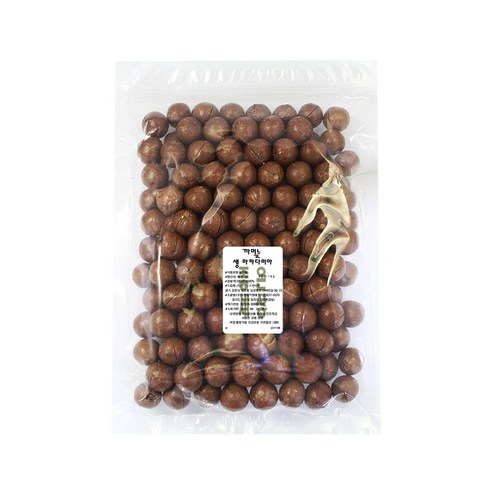 까먹는 생 마카다미아 대용량 1kg, 1개