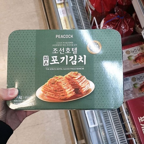 피코크 조선호텔 썰은 포기김치 1.9kg, 아이스박스포장, 1개