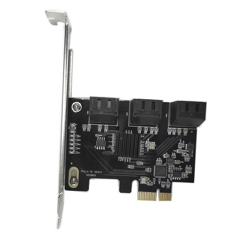 PCI-E 확장 카드 PCI-E 6 포트에 SATA3.0가 6Gbps 어댑터 카드는 IPFS 하드 디스크 88SE92 SATA 확장 카드를 확장하는, {"색상":"보여진 바와 같이"}, {"크기":"하나"}