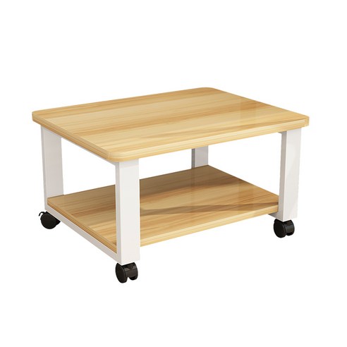 프린터 선반 복사기 받침대 프린터선반 원목 책상 랙 복합기, 상세 페이지 참고, 미디엄 고가 화이트/화이트 50x40x50 복사기책상