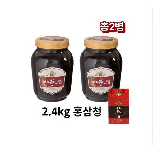 금산홍삼청 고려홍삼청 홍삼엑기스대용량 2.4kg, 1개