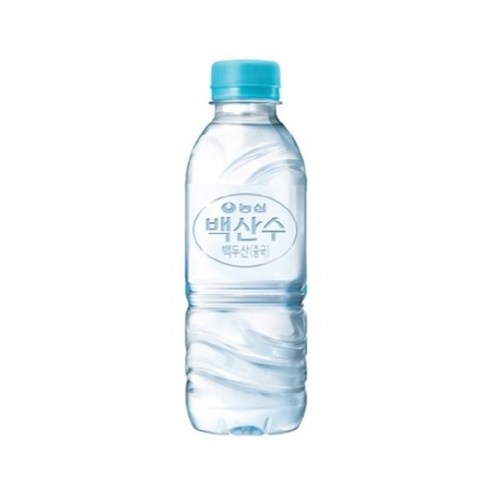 농심 생수 무라벨 백산수 330ml, 7개, 7개