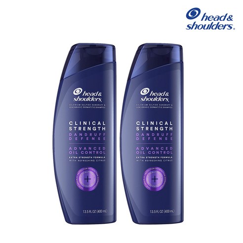 헤드앤숄더 비듬 가려움완화 샴푸 1+1 클리니컬스트렝스 400ml, 헤드앤숄더 클리니컬스트렝스 400ml