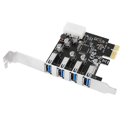 NEXT-405NEC LP 넥스트 USB 3.0 4포트 PCI-E 확장카드, 1개