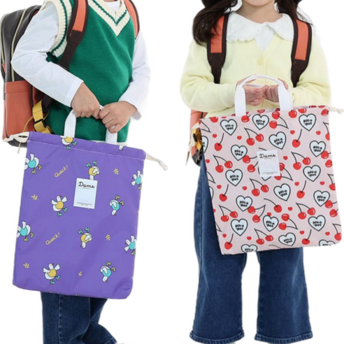 아이 신발 관리의 새로운 기준, 담스 패브릭 신발 주머니