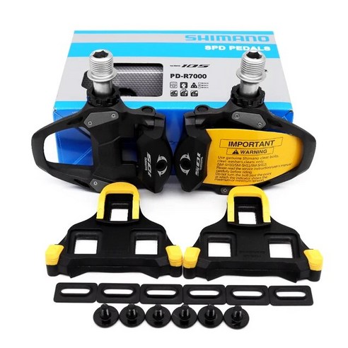 시마노 SPD PD-R540 R550 R7000 R8000 로드 바이크 페달 SM-SH11 클리트 포함 자동 잠금 페달 자전거 부품, [01] R540 Black