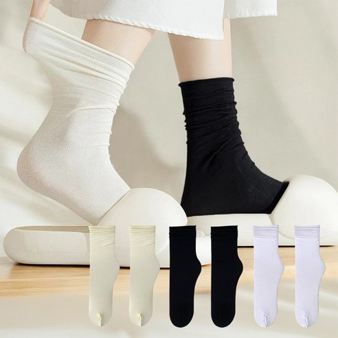 편안함과 실용성을 겸비한 여성용 무압박 산모 조리원 돌돌이 양말: 피플피 6켤레 임산부양말