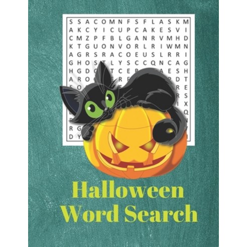 Halloween word search: an amazing large print puzzles book for halloween gift Paperback, Independently Published