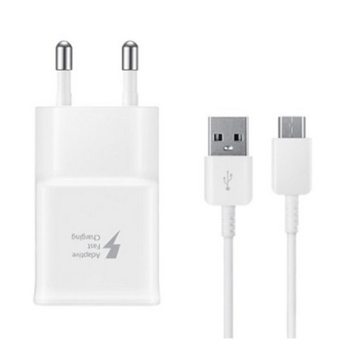 삼성전자 USB C타입 급속 여행용 핸드폰충전기 EP-TA20, 화이트, 1개 고속 충전