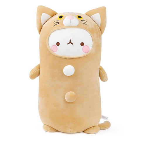 [돌앤돌스] 몰랑 소프트 모찌 애착 바디쿠션 55cm-몰랑이 토끼인형 몰랑인형 바디필로우 인형쿠션 인형선물, 고양이