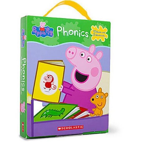 Scholastic Peppa Phonics 페파피그 파닉스 세트 아기 유아 영어 페이퍼백