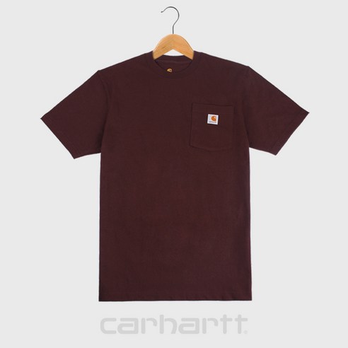 USA 정품 칼하트 반팔 남자 여자 반팔티 포트 포켓 티셔츠 K87