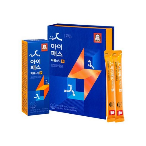 정관장 (정가80 000) 아이패스 파워스틱 20ml*14포 (14일분), 3개, 280ml