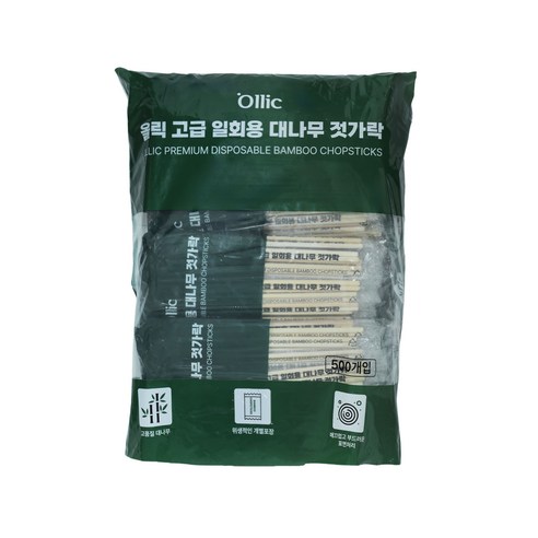 환경을 생각하는 고급 대나무 젓가락의 새로운 선택