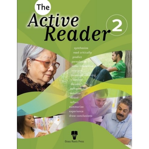 (영문도서) The Active Reader 2 Paperback, Grass Roots Press, English, 9781926583167