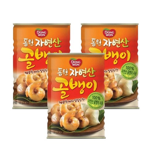 동원 골뱅이400g 3입, 400g, 1세트