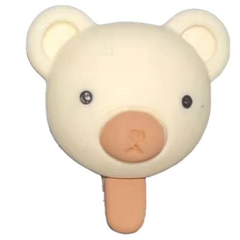 1PCS 수 지 만화 냉장고 마그네틱 스티커 아이스크림 곰 사탕 토끼 귀 비스킷 우유 병 마우스 도넛 냉장고 자석, YELLOW, 하나