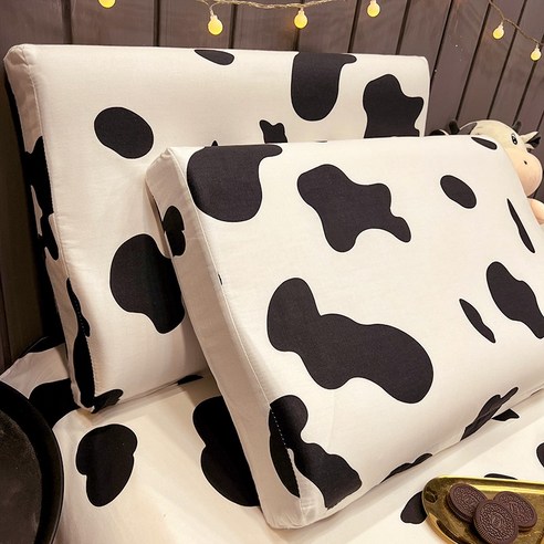 smy코튼 라텍스 베개 쌍 40X60 만화 귀여운 베개 30X50 베개 라이너 싱글, 색깔5, 40Cmx60cm