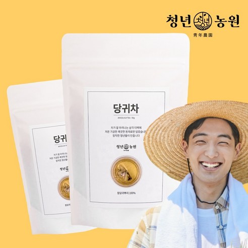 청년농원 저온가공 당귀차 삼각티백, 1g, 50개입, 2개