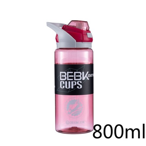 FREELIFE 원터치 빨대컵 야외 피트니스 물병 대용량 스포츠 휴대용 UY-525, Pink 800ml-77