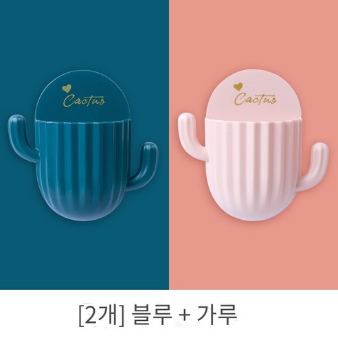 창조적 인 비누 상자 흡입 컵 벽 장착, "2 상자" 핑크 짙은 녹색