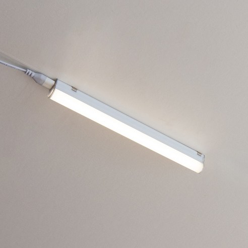 고정형 LED T5 DC타입 300mm 5W, 전구색(노란빛)