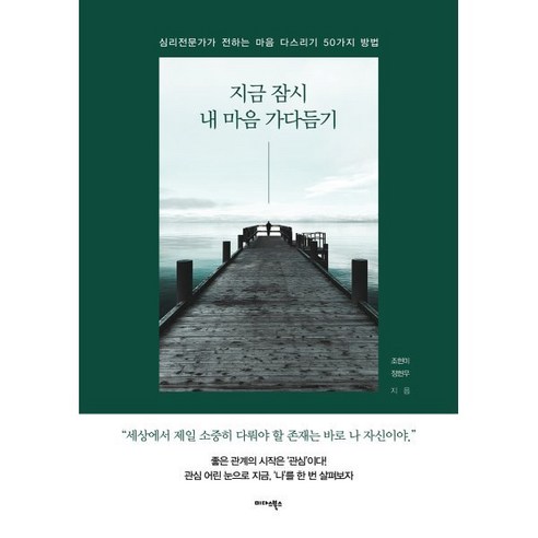 지금 잠시 내 마음 가다듬기:심리전문가가 전하는 마음 다스리기 50가지 방법, 미다스북스, 조현미,정현우 저