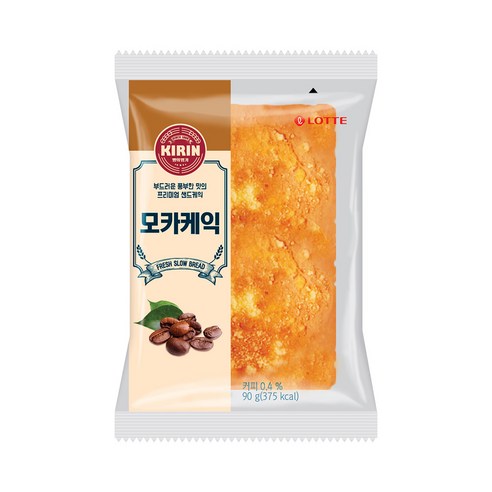 롯데제과 기린 빵 모카케익X10개, 90g, 10개