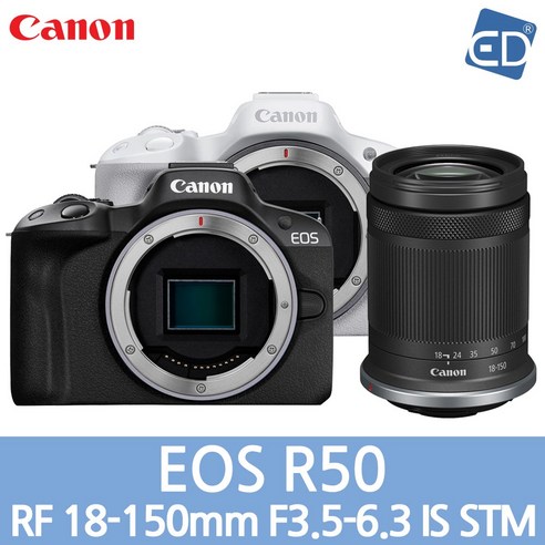 [캐논 정품] EOS R50 / 미러리스카메라 /ED, 05. 캐논정품 R50+RF 18-150mm-블랙