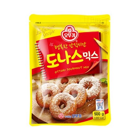 오뚜기 도나스믹스 간편식요리 아이간식간단요리 500G 1개, 2개