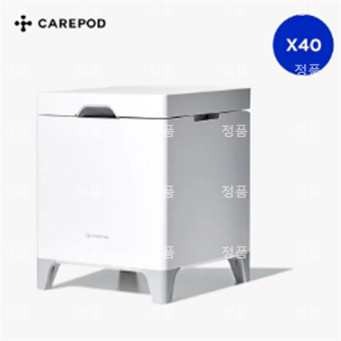 [케어팟] 대용량 4.2L 완벽살균 간편세척 스텐 큐브 초음파 가습기 X40