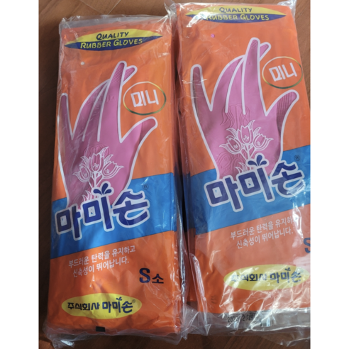 스카치브라이트 스테인레스 철수세미 5개입 1팩 주방잡화 16 마미손 고무장갑, 핑크, 소(S), 5개
