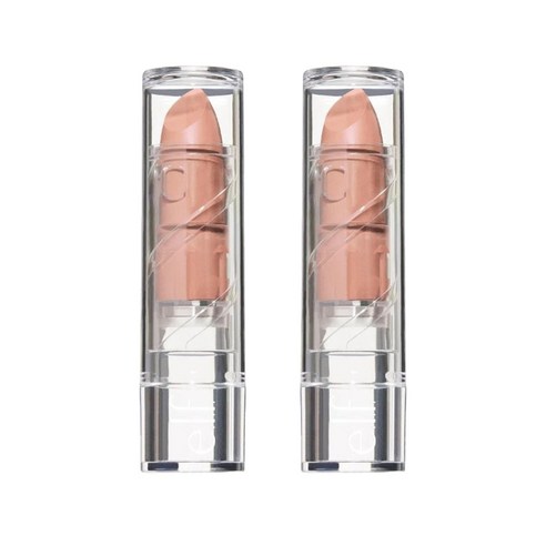 elf SRSLY 새틴 립스틱 3.5g, 2개, Creme