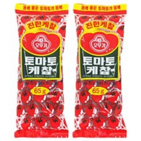 오뚜기 진한 토마토케찹, 65g, 2개