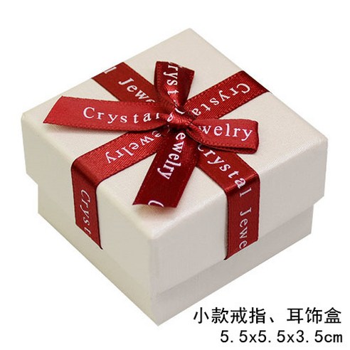 KORELAN 베이직 리본 리본 액세서리 상자 귀걸이 상자 목이 상자 반지 상자 선물 상자 선물 상자 선물 세트