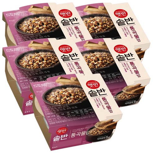 햇반 솥반 통곡물밥, 200g, 9개