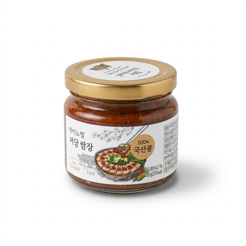 마이노멀 김치용 쌈장 저당 국산 간장류