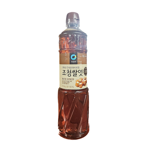 대상 청정원 조청 쌀엿 1.2kg 강정소스 유과 쌀과자 설탕대체, 1개