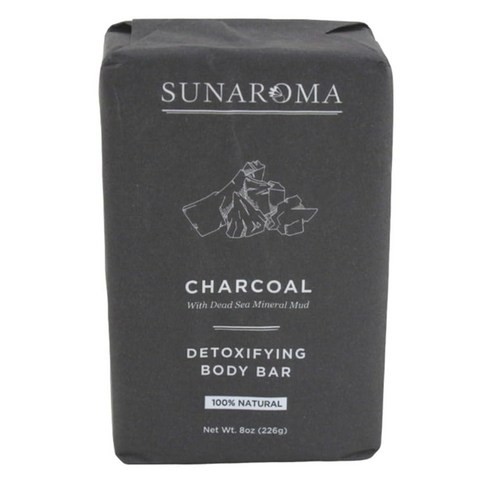 Sunaroma 비누 바 차콜 베르가못 오일 226.8g 2팩213723
