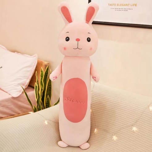 성인 액착인형 캐릭터 바디필로우 긴베개, 토끼