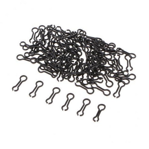 3xStainless Steel Do It Mold Loops 싱커 몰드 리드 만들기 와이어 S, 블랙, 스테인레스 스틸