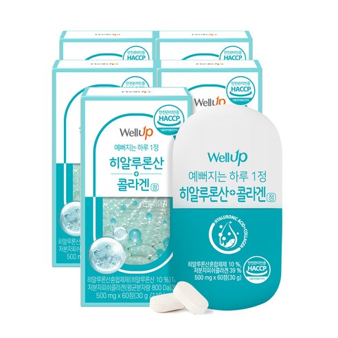 로엘 [당일배송]로엘 타블랩 저분자 히알루론산콜라겐 정 콜라겐/히알루론산, 60정, 2개