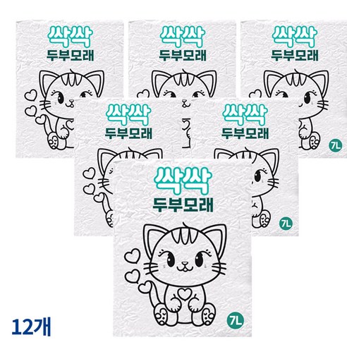 메디펫 싹싹 고양이 두부모래 고양이모래, 16개, 8L, 무향