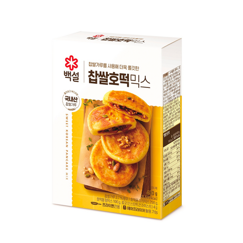 CJ 백설찹쌀호떡믹스, 400g, 6개