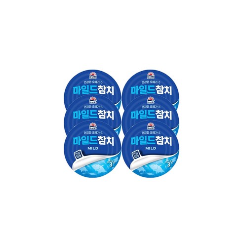 <올따옴> 사조 마일드참치 85g 6입, 6개