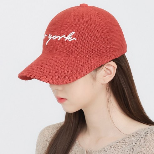 마인드맵 린넨 뉴욕 레터링 볼캡 여름 야구모자