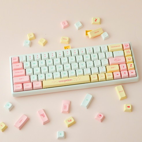 마카롱 XDA 키캡 115키: 상세 정보 및 참조 링크 사오파오키캡