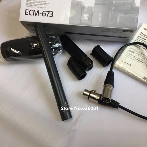 ECM-673 짧은 샷건 일렉트릿 콘덴서 마이크 소니 PMW-200, 한개옵션0