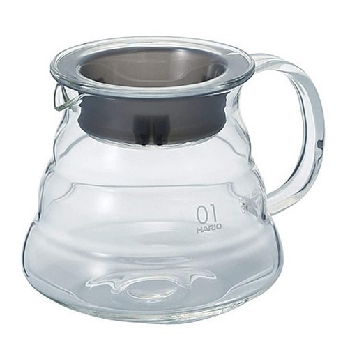 Hario V60 글래스 레인지 커피 서버 360ml 투명, 01/ 360ml